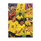 Borussia Dortmund's 2026 Comic Advent Calendar, featuring humorous illustrations of the players in black-and-yellow designs—the perfect Christmas gift for BVB fans.