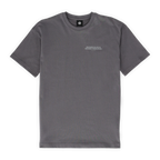 Graues Urban T-Shirt mit Borussia Dortmund Logo auf der Vorderseite. Ideal als Fanartikel.