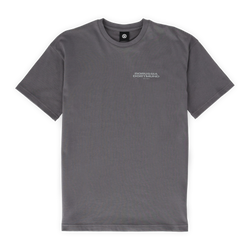 Graues Urban T-Shirt mit Borussia Dortmund Logo auf der Vorderseite. Ideal als Fanartikel.