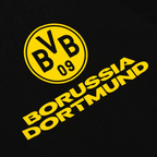 BVBのファンアイテムとして、クラブカラーの黒と黄色を基調とし、大きなBVBロゴと「Borussia Dortmund」の文字が入った、キッチンやバーベキュー用のエプロン。