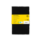 キッチンやバーベキュー用の黒いBVBエプロン。黄色のラベルとBVB-09ロゴ入り。ボルシア・ドルトムントの公式ファンアイテム。