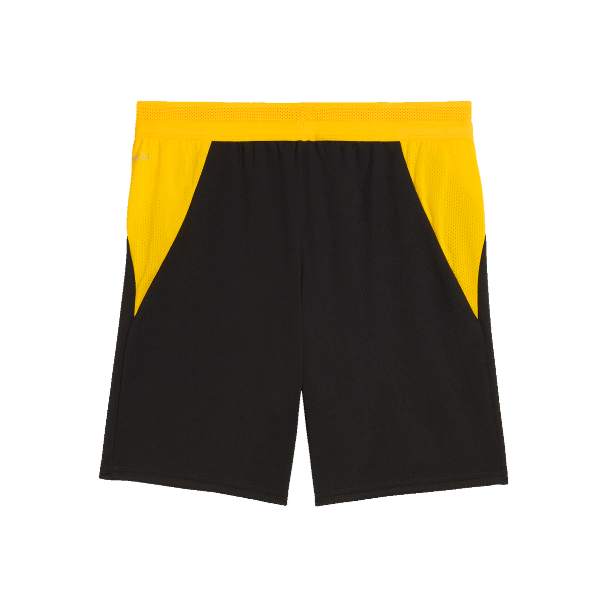 Pantaloncini da calcio neri del BVB per bambini con accenti gialli che non passano inosservati e un design sportivo, adatti sia per il calcio che per il tempo libero.