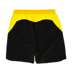 Pantalon de maillot noir du BVB 26-27 Authentic avec des touches de jaune, idéal pour les supporters du Borussia Dortmund.