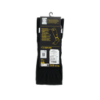 Schwarze BVB-Stutzen mit Verpackung, gut sichtbar mit Produktinformationen, BVB-Logo und Puma-Logo. Offizieller Borussia-Dortmund-Fanartikel für Fußball.