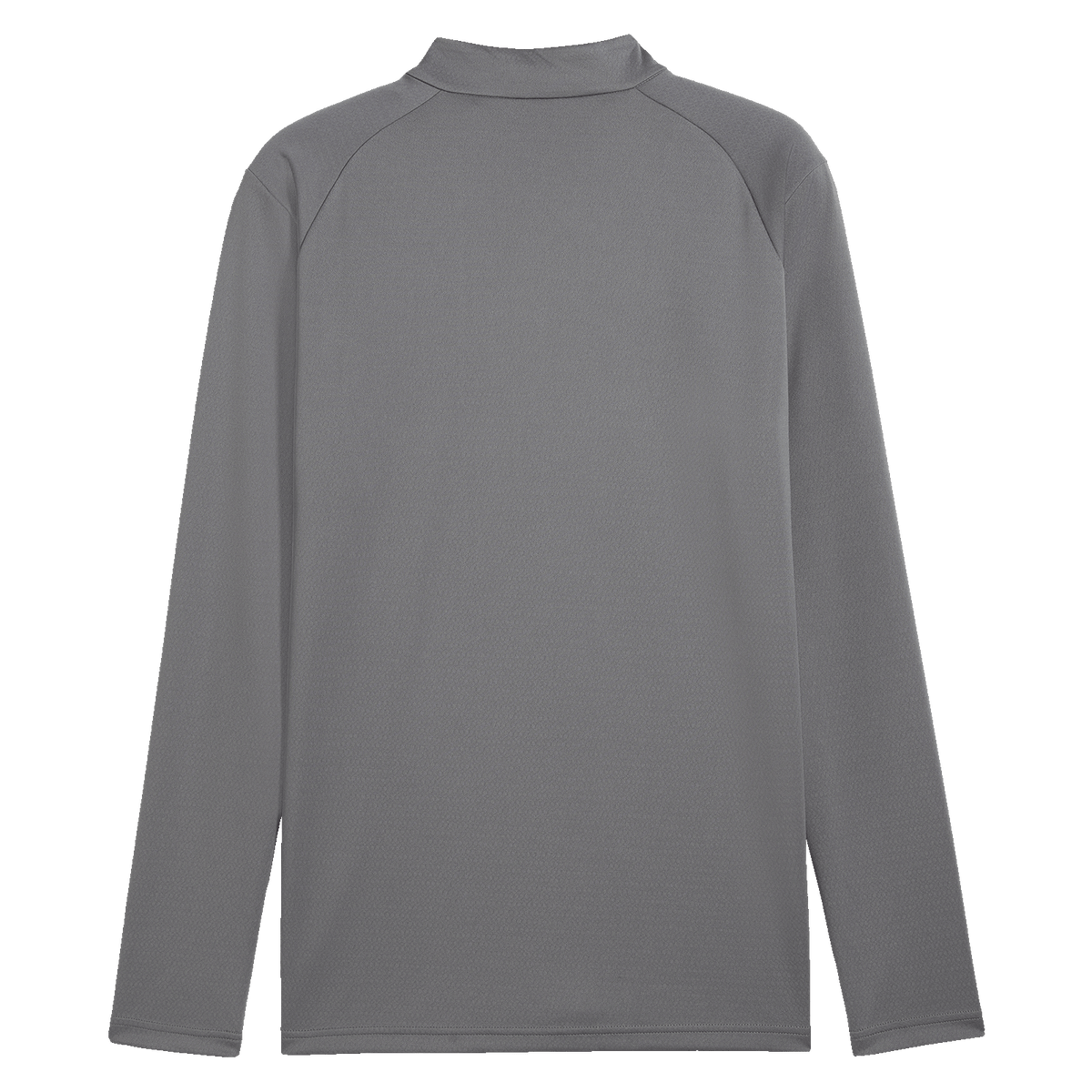 Sweat d'entraînement gris à capuche et manches longues du BVB, vue de dos, issu de la collection 2026/27.