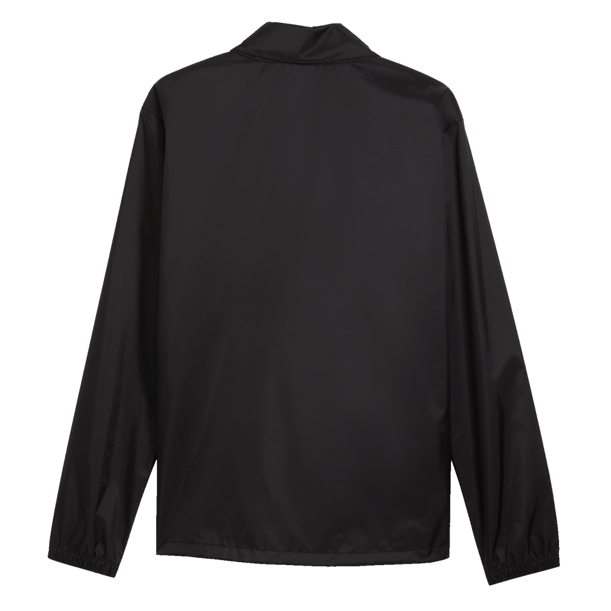 Vue de dos de la veste d'entraînement noire BVB toutes saisons de la saison 2026/2027, idéale pour s'entraîner par tous les temps.