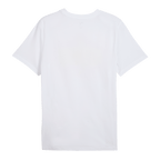 Vista trasera de la camiseta blanca del BVB de FtblCulture de la temporada 26-27, con un diseño sencillo y mangas cortas.