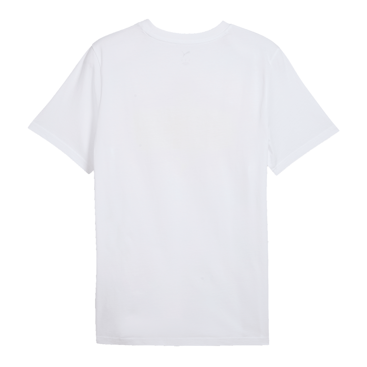 Vista trasera de la camiseta blanca del BVB de FtblCulture de la temporada 26-27, con un diseño sencillo y mangas cortas.