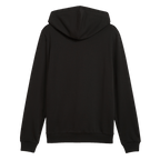 Vue de dos du sweat à capuche noir de la collection BVB FtblCulture de la saison 26/27, au design épuré et doté d'une capuche.