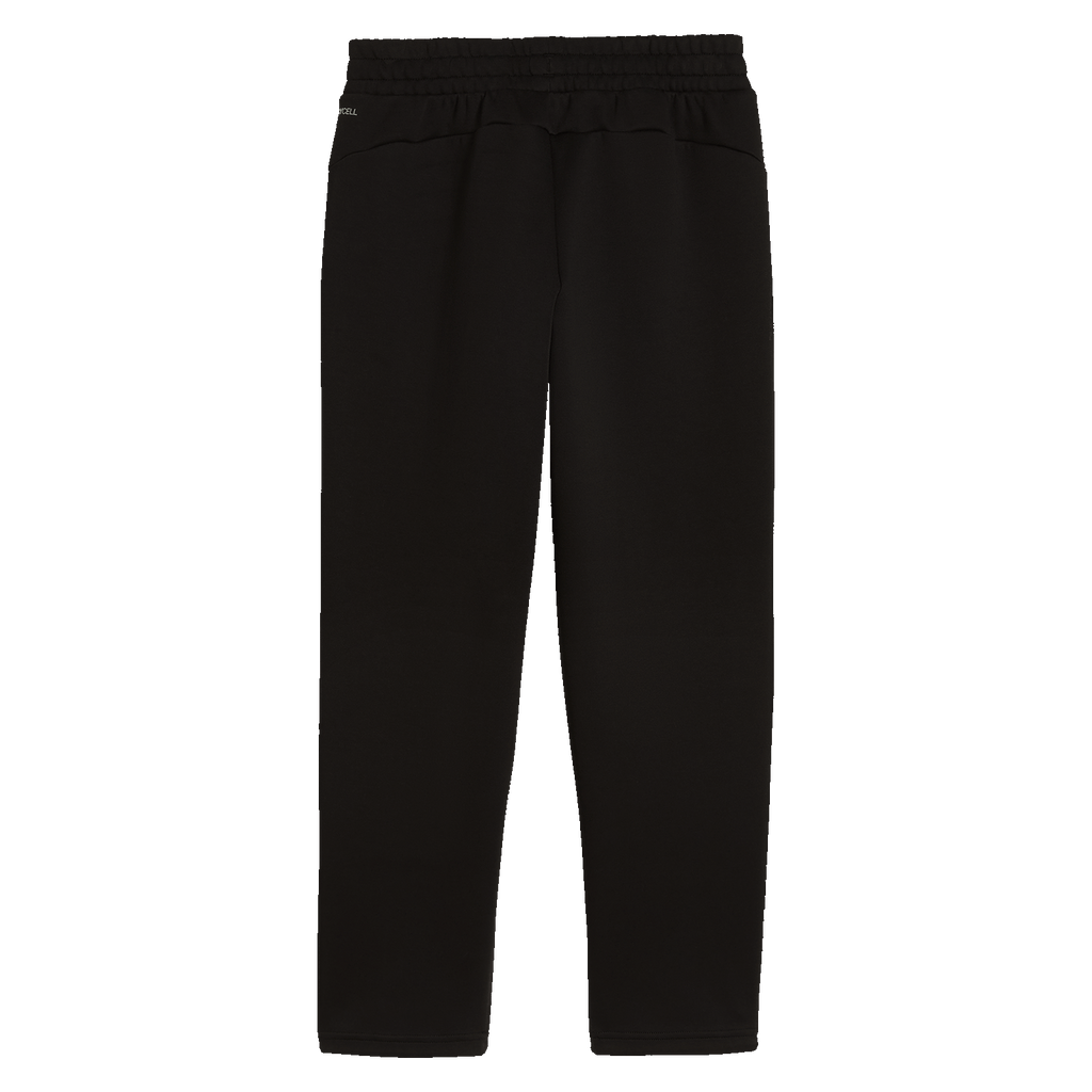 Pantaloni sportivi neri di Puma con il logo del BVB, ideali per lo sport e il tempo libero.