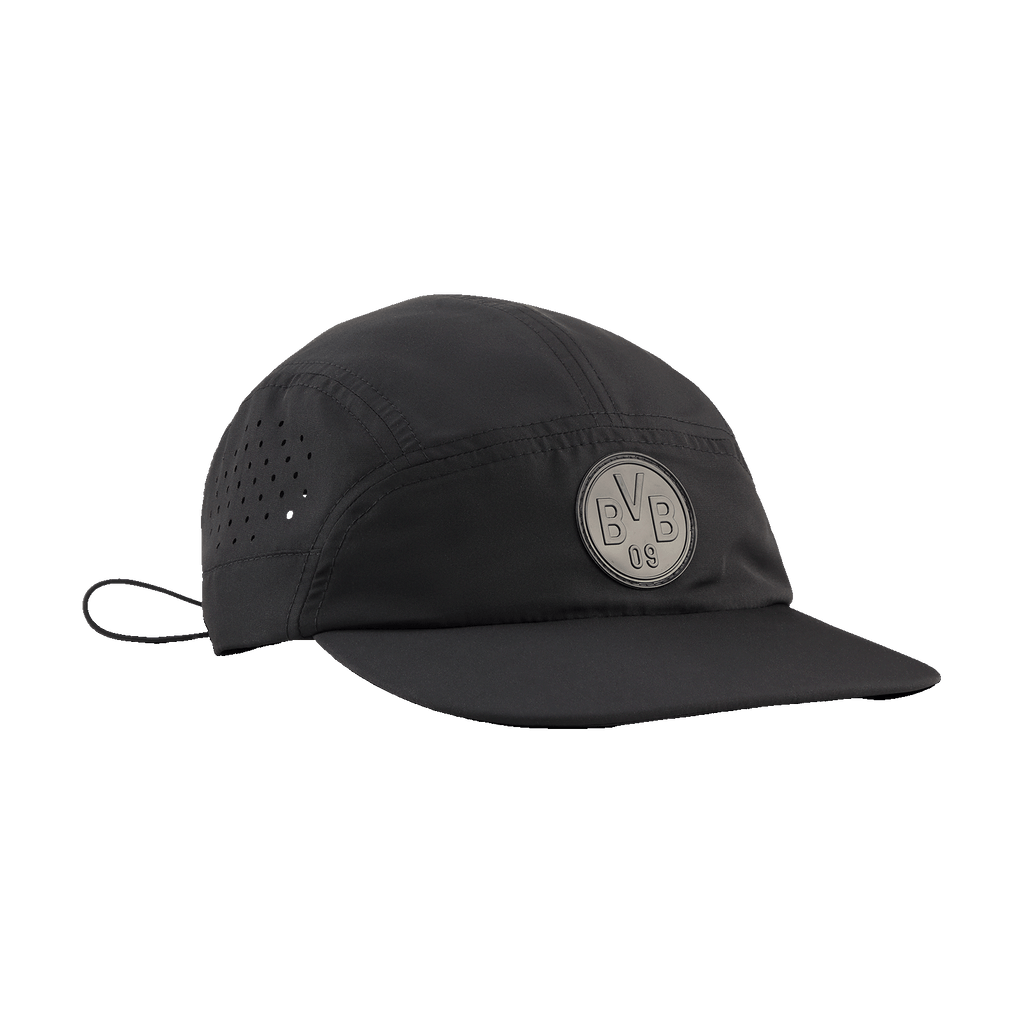 Gorra negra del BVB y Puma con el logotipo del BVB, ideal para los aficionados del Borussia Dortmund.