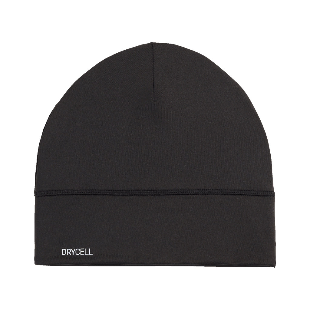 Schwarze BVB Puma Tech Mütze mit DryCell-Technologie. Ideal für Outdoor-Aktivitäten bei kaltem Wetter.