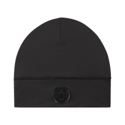 Black BVB Puma Tech beanie from the Borussia Dortmund collection, featuring an embroidered BVB logo—perfect for fans.