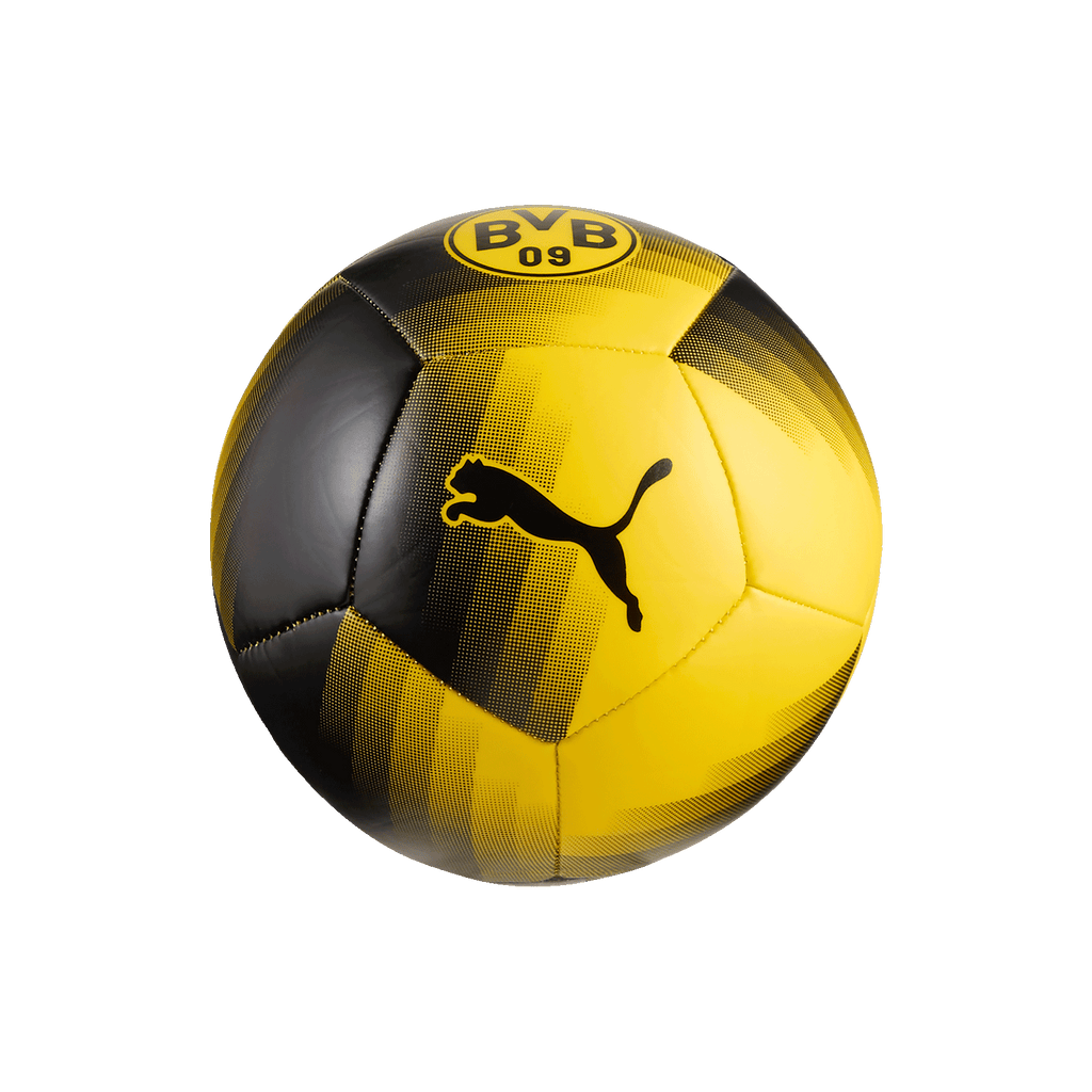 这款黑色和黄色相间的迷你足球印有多特蒙德（BVB）队徽和彪马（Puma）标志，是多特蒙德球迷的完美周边商品。