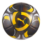 黒と黄色のBVBプーマサッカーボール。ダイナミックな黄色と黒の模様と、目立つプーマのロゴが特徴で、サッカーの試合やBVBファンに最適です。