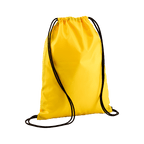 Black-and-yellow BVB-PUMA gym bag with black drawstrings, ideal for Borussia Dortmund fans and for sports activities.