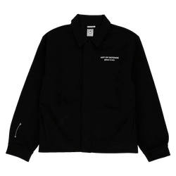 Chaqueta deportiva negra BVB INBY III con un diseño minimalista y un pequeño logotipo del BVB, ideal como prenda para aficionados y para el tiempo libre.