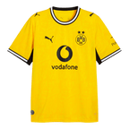 26-27シーズンのBVB公式ホームユニフォーム。ブラックとイエローの配色で、前面にはBVBのエンブレム、Vodafoneのロゴ、PUMAの猫のマークがあしらわれています。