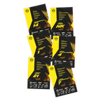 A set of BVB autograph cards from the 26/27 season, featuring the team's signature black-and-yellow design, player photos, and relevant information about the team.