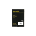 Retro di un set di cartoline autografate del BVB nei colori nero e giallo, con firme stampate, in formato cartolina, ideale per i tifosi del Borussia Dortmund.